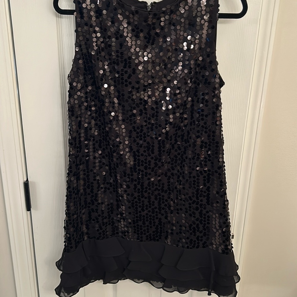 Julia Jordan Paillette Sequin Mini with Ruffle